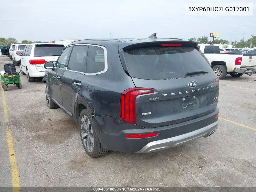 2020 Kia Telluride S VIN: 5XYP6DHC7LG017301 Lot: 40610893