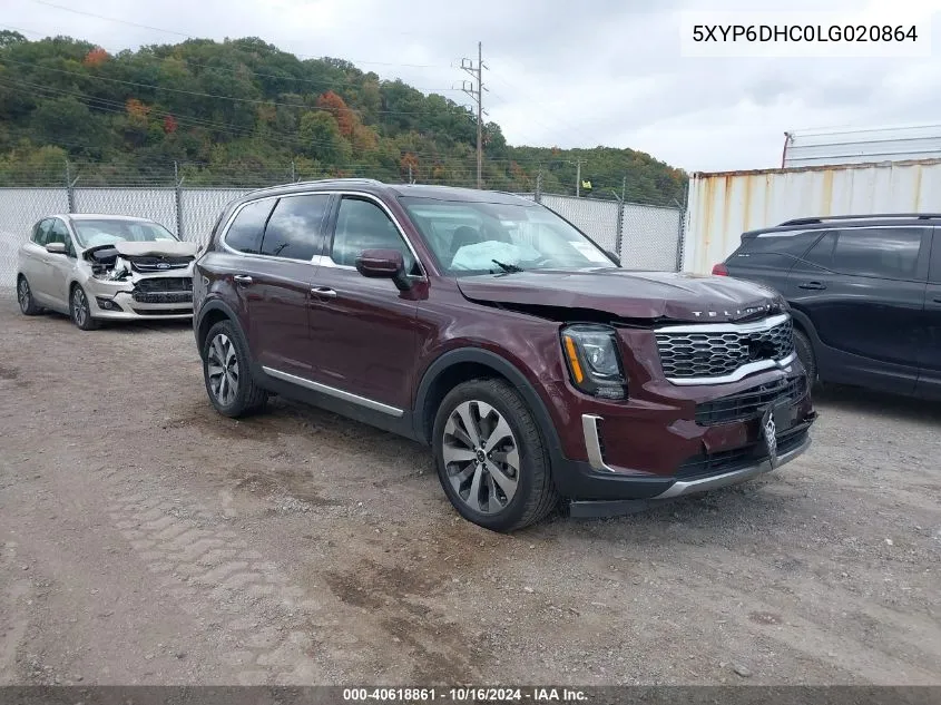 2020 Kia Telluride S VIN: 5XYP6DHC0LG020864 Lot: 40618861