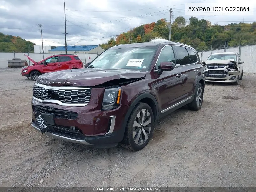 2020 Kia Telluride S VIN: 5XYP6DHC0LG020864 Lot: 40618861