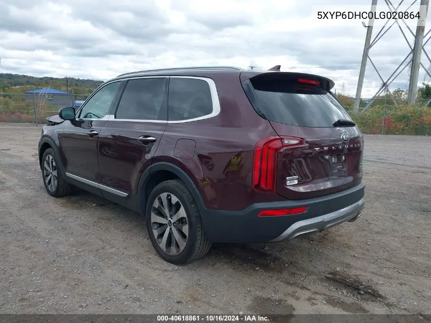 2020 Kia Telluride S VIN: 5XYP6DHC0LG020864 Lot: 40618861