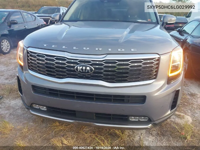 2020 Kia Telluride Sx VIN: 5XYP5DHC6LG029992 Lot: 40627434