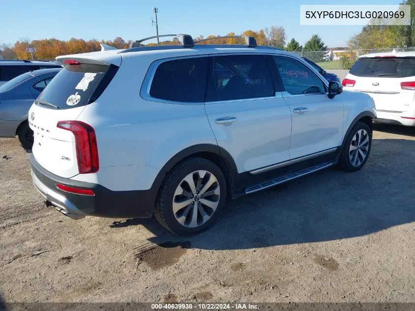 2020 Kia Telluride S VIN: 5XYP6DHC3LG020969 Lot: 40639938