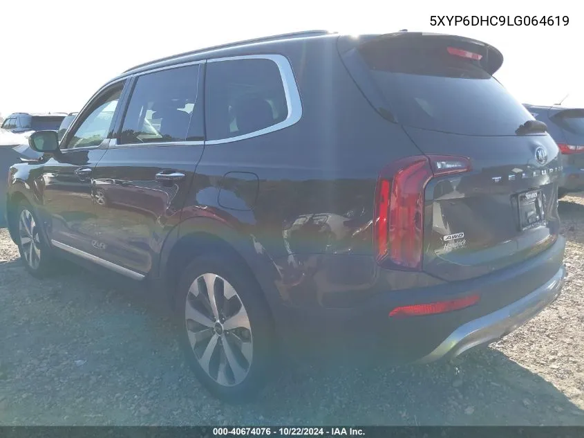 2020 Kia Telluride S VIN: 5XYP6DHC9LG064619 Lot: 40674076