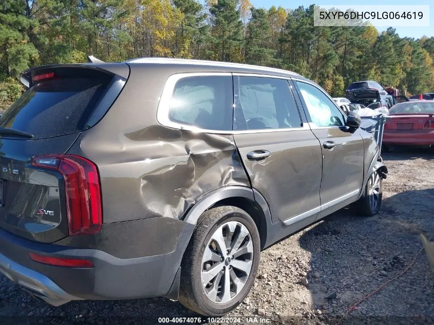 2020 Kia Telluride S VIN: 5XYP6DHC9LG064619 Lot: 40674076