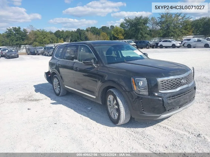 2020 Kia Telluride Lx VIN: 5XYP24HC3LG071027 Lot: 40682156