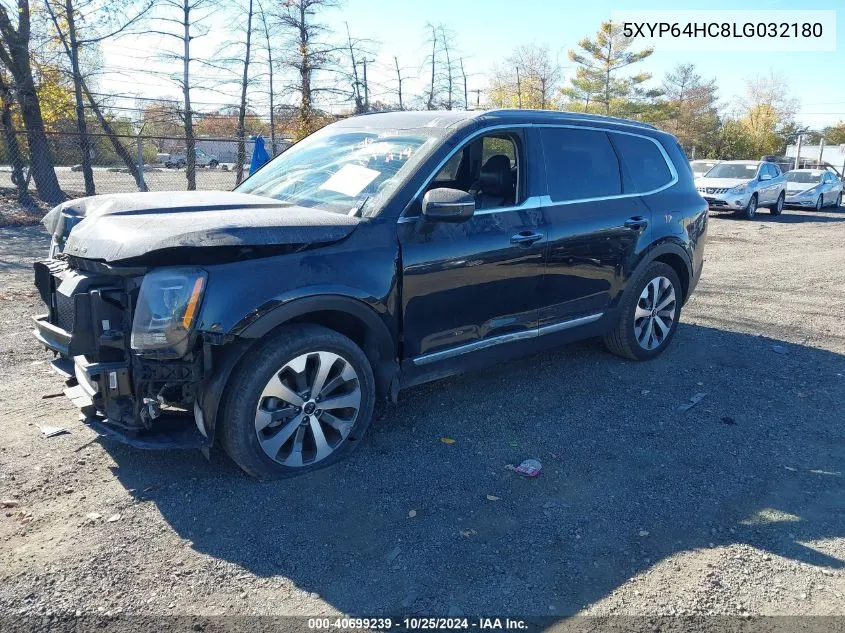 2020 Kia Telluride S VIN: 5XYP64HC8LG032180 Lot: 40699239