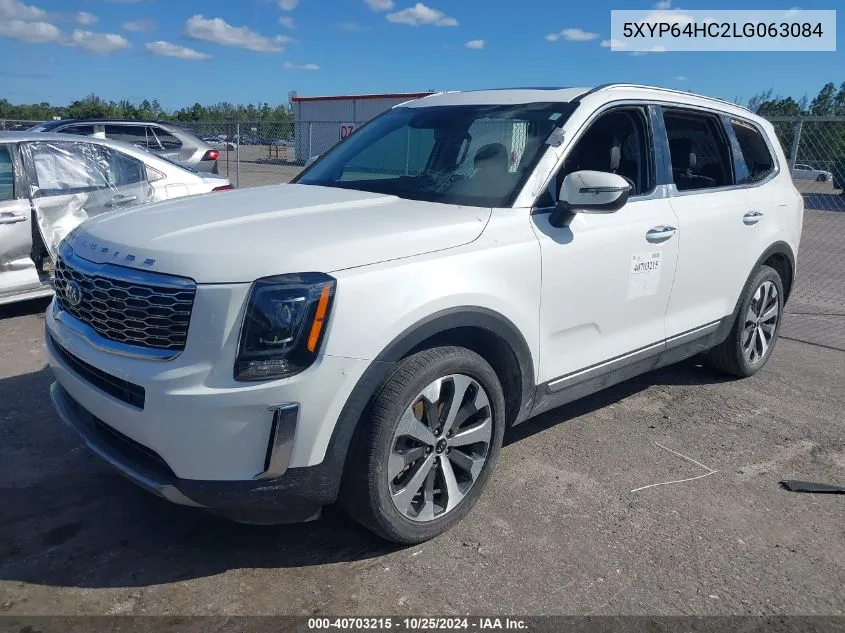 2020 Kia Telluride S VIN: 5XYP64HC2LG063084 Lot: 40703215