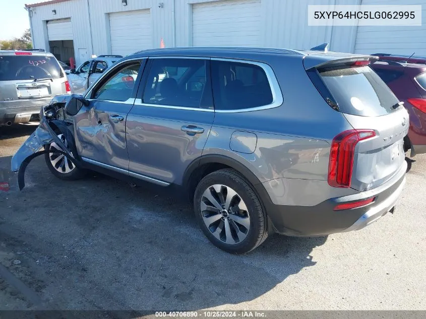 2020 Kia Telluride S VIN: 5XYP64HC5LG062995 Lot: 40706890