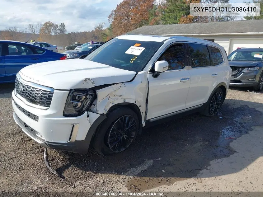 2020 Kia Telluride Sx VIN: 5XYP5DHC1LG086410 Lot: 40746284