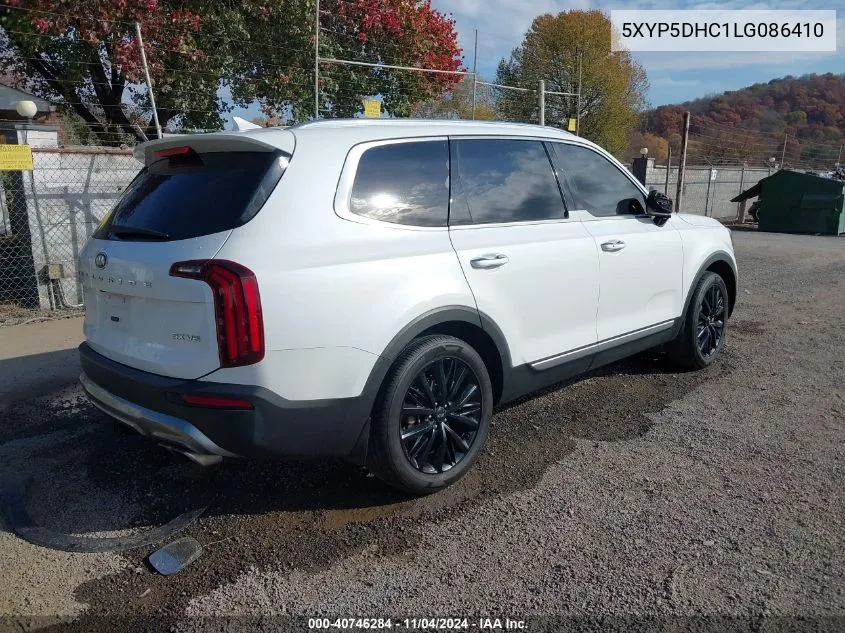 2020 Kia Telluride Sx VIN: 5XYP5DHC1LG086410 Lot: 40746284