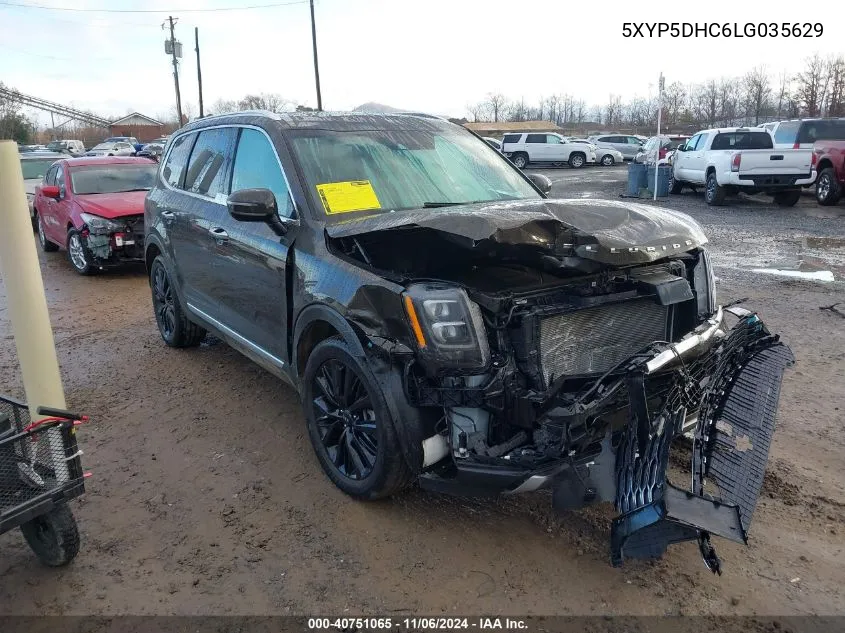 2020 Kia Telluride Sx VIN: 5XYP5DHC6LG035629 Lot: 40751065