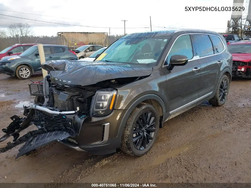 2020 Kia Telluride Sx VIN: 5XYP5DHC6LG035629 Lot: 40751065