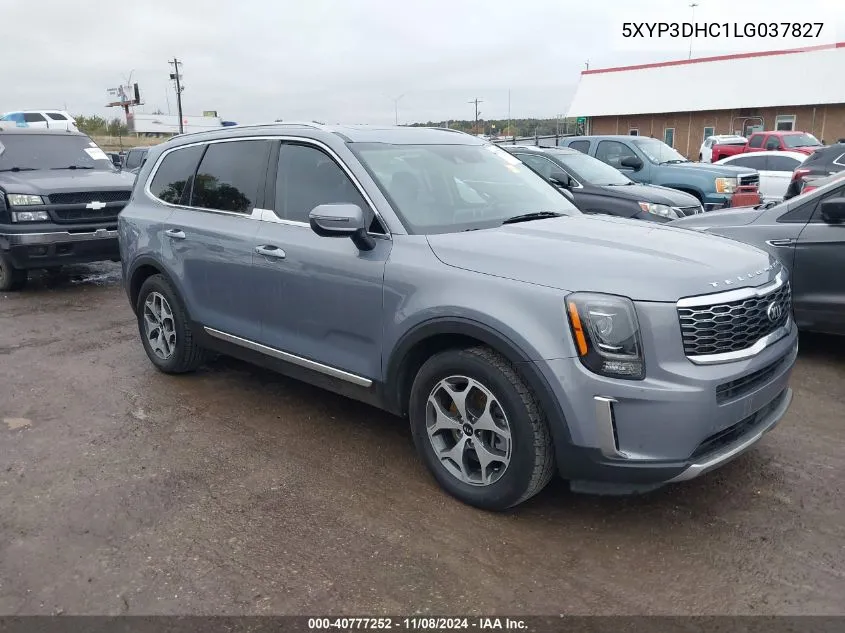 2020 Kia Telluride Ex VIN: 5XYP3DHC1LG037827 Lot: 40777252