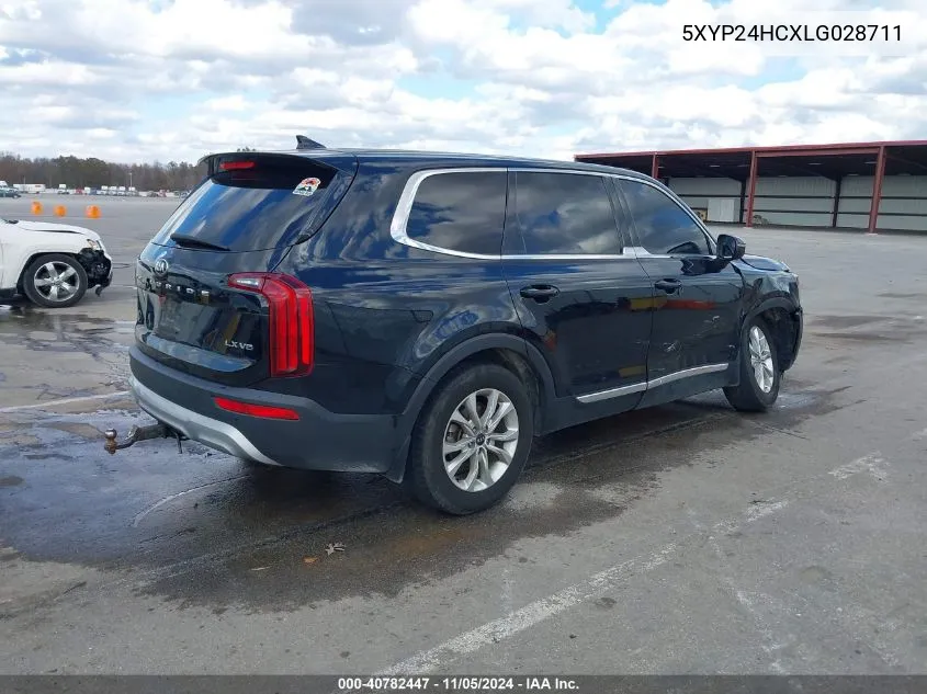 2020 Kia Telluride Lx VIN: 5XYP24HCXLG028711 Lot: 40782447