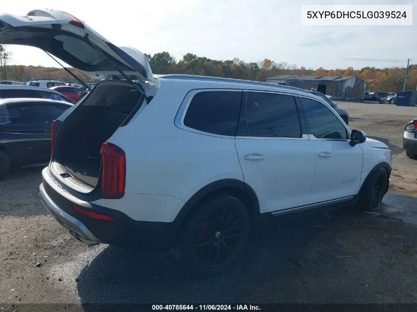 2020 Kia Telluride S VIN: 5XYP6DHC5LG039524 Lot: 40785644