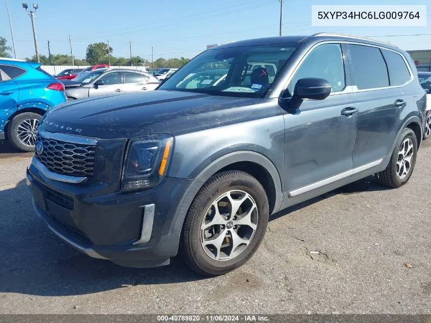 2020 Kia Telluride Ex VIN: 5XYP34HC6LG009764 Lot: 40789820