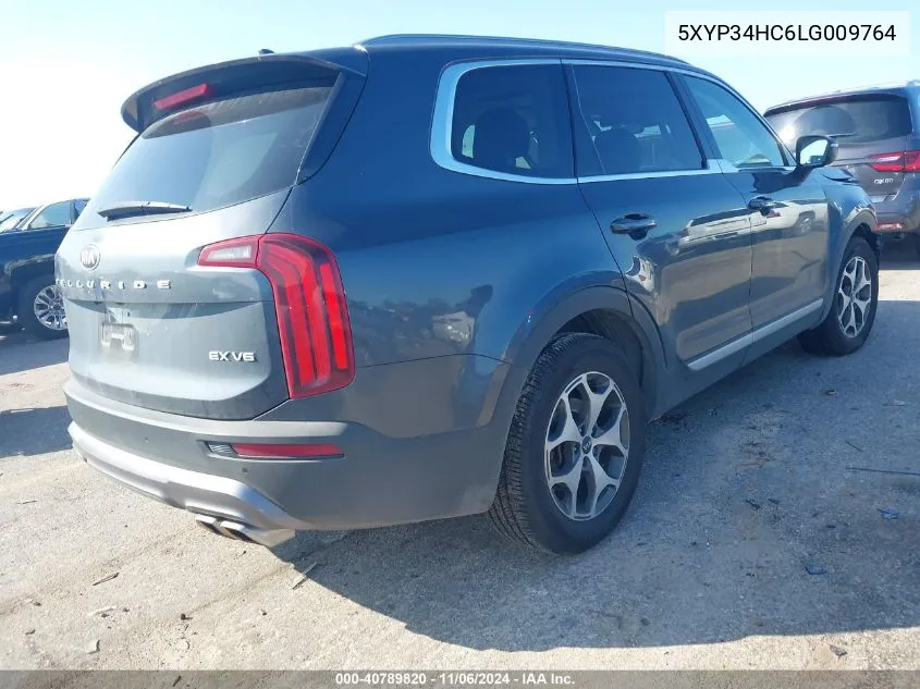 2020 Kia Telluride Ex VIN: 5XYP34HC6LG009764 Lot: 40789820