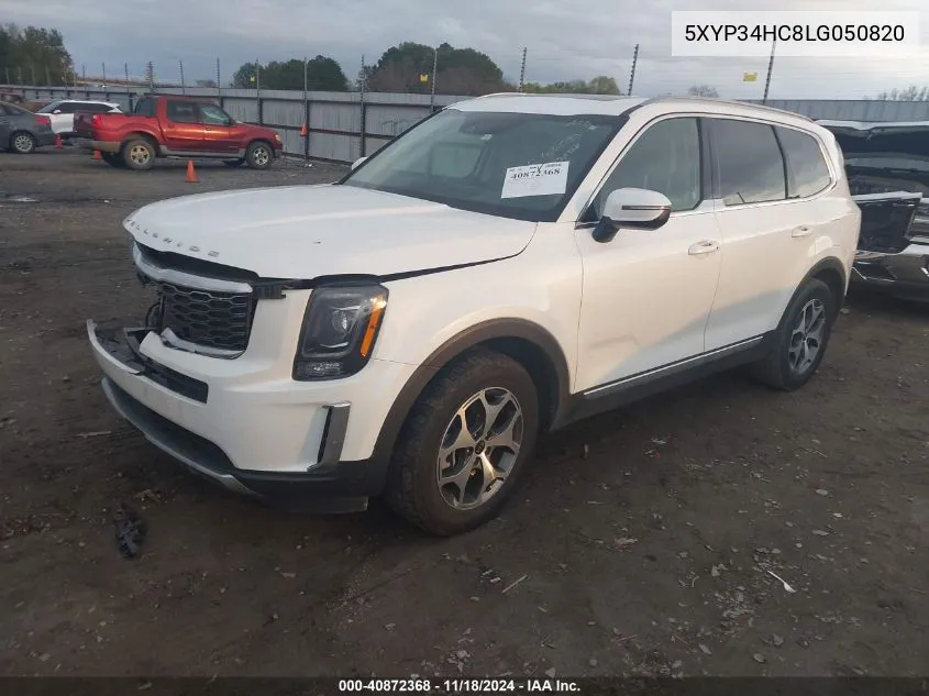 2020 Kia Telluride Ex VIN: 5XYP34HC8LG050820 Lot: 40872368