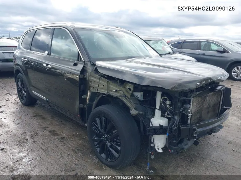 2020 Kia Telluride Sx VIN: 5XYP54HC2LG090126 Lot: 40879491