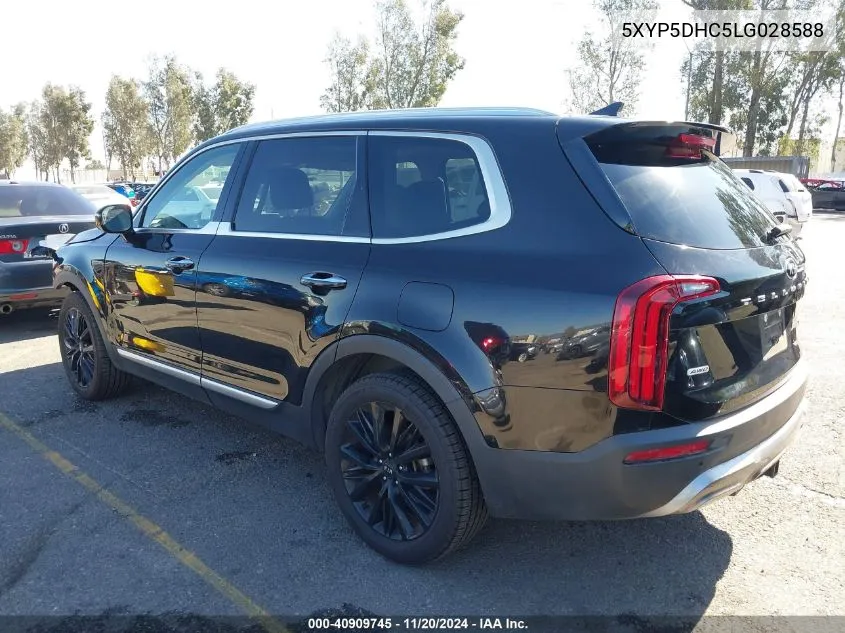 2020 Kia Telluride Sx VIN: 5XYP5DHC5LG028588 Lot: 40909745