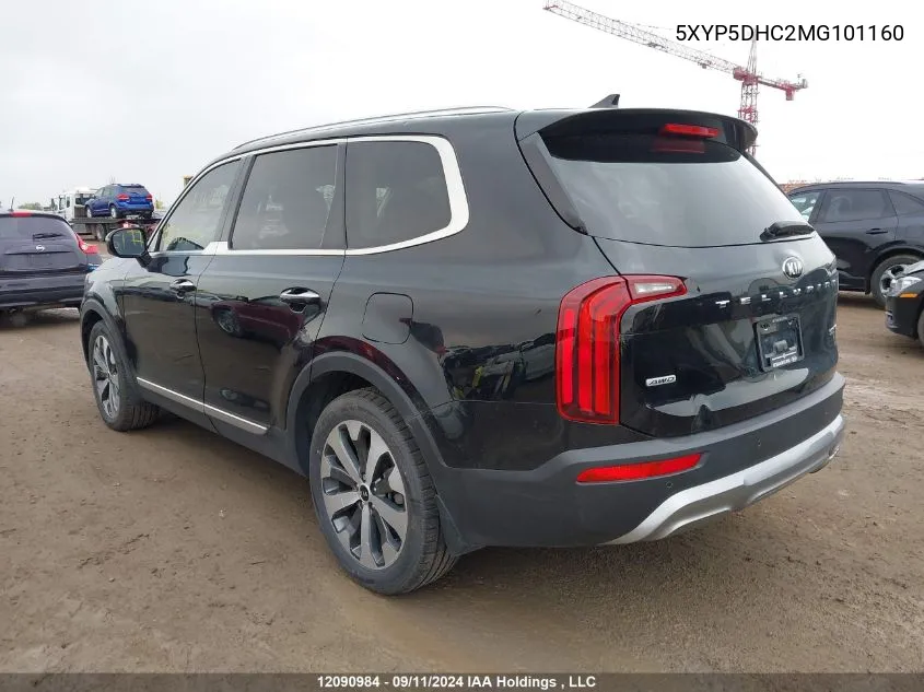 2021 Kia Telluride VIN: 5XYP5DHC2MG101160 Lot: 12090984