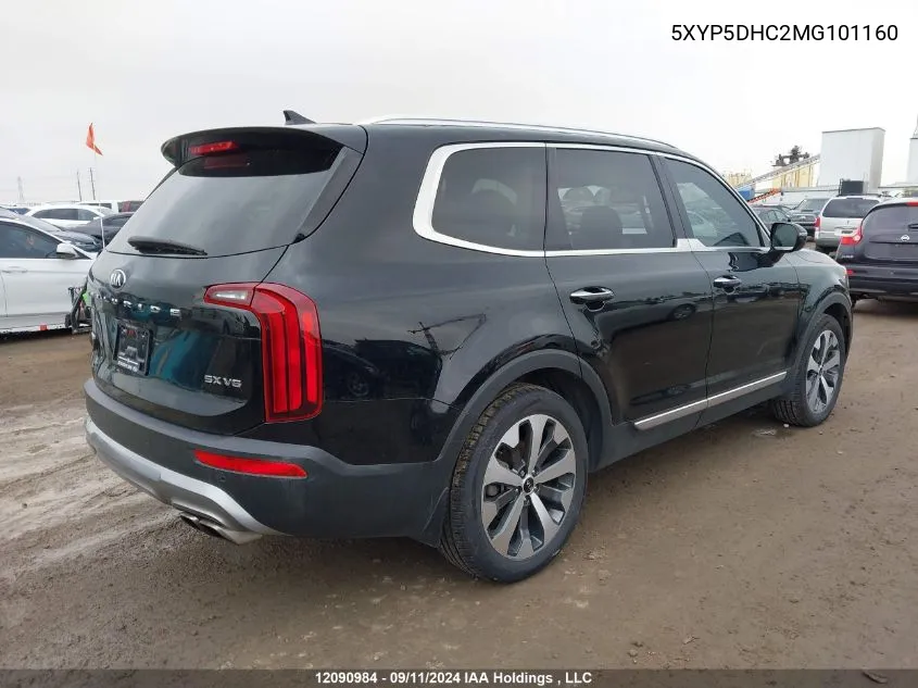 2021 Kia Telluride VIN: 5XYP5DHC2MG101160 Lot: 12090984