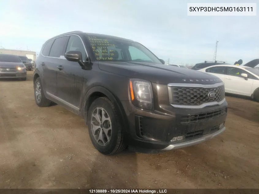 2021 Kia Telluride VIN: 5XYP3DHC5MG163111 Lot: 12138889