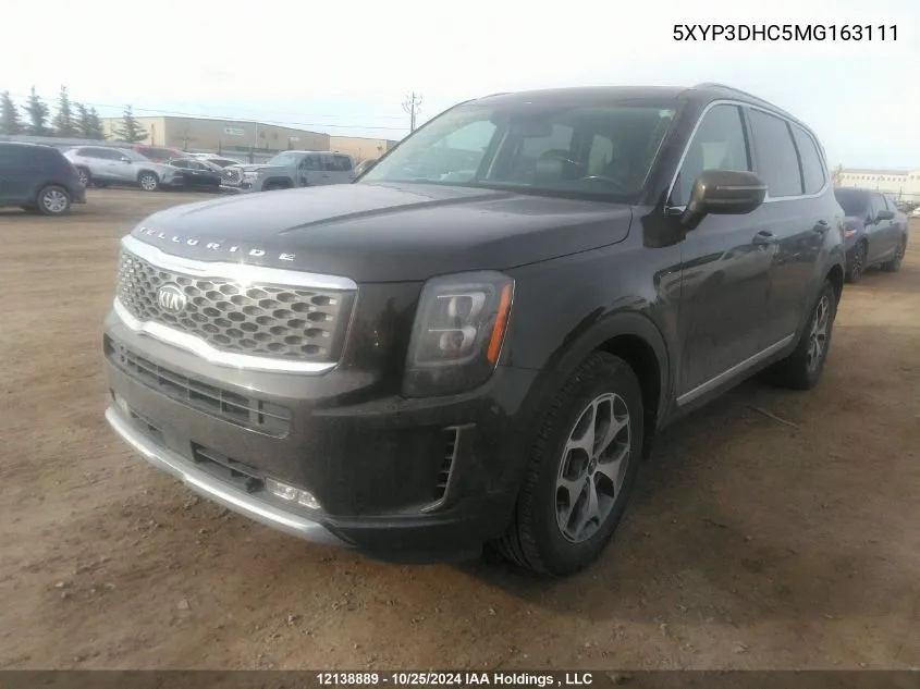 2021 Kia Telluride VIN: 5XYP3DHC5MG163111 Lot: 12138889