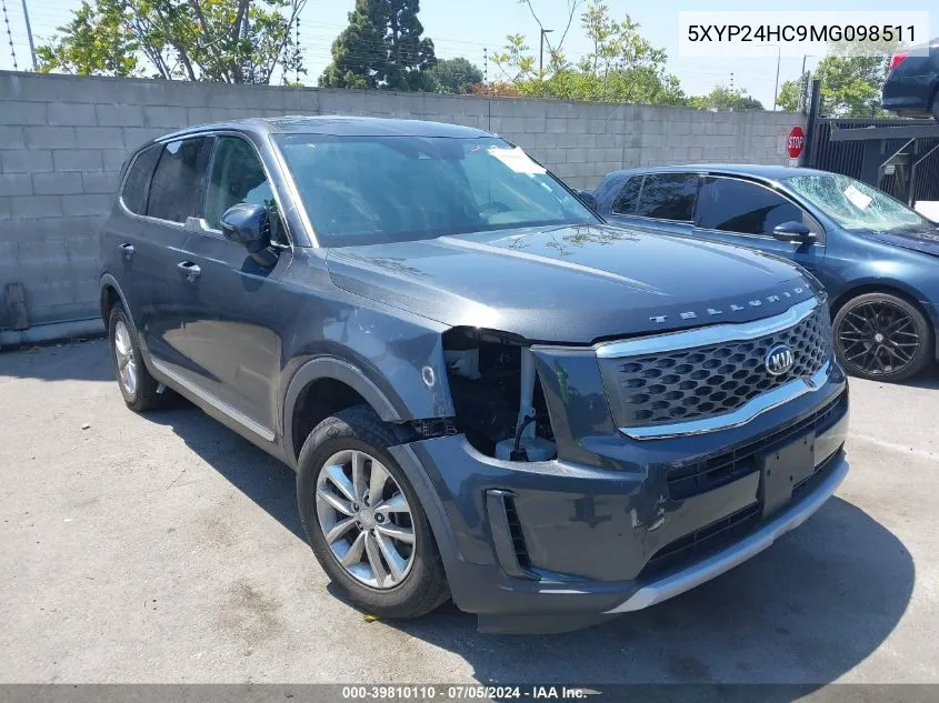 5XYP24HC9MG098511 2021 Kia Telluride Lx