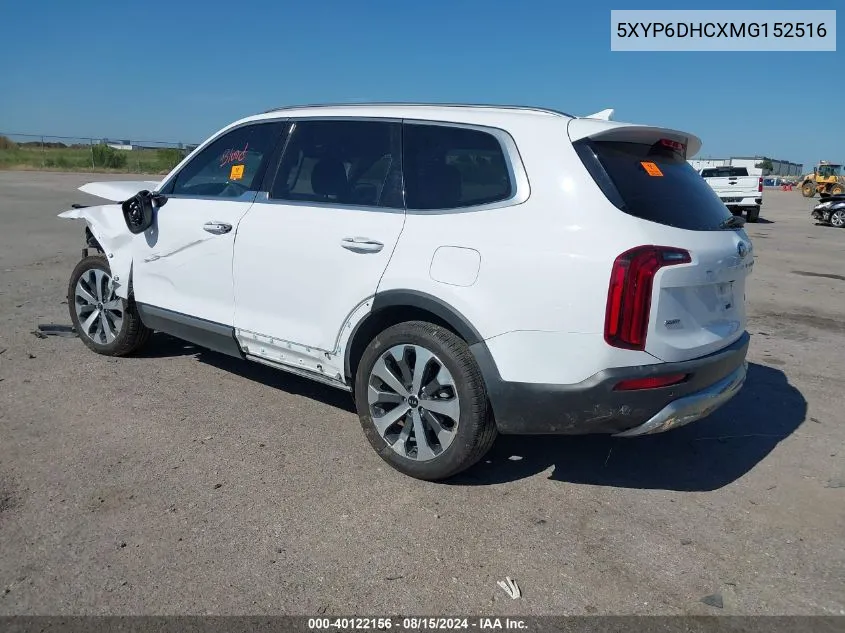 2021 Kia Telluride S VIN: 5XYP6DHCXMG152516 Lot: 40122156