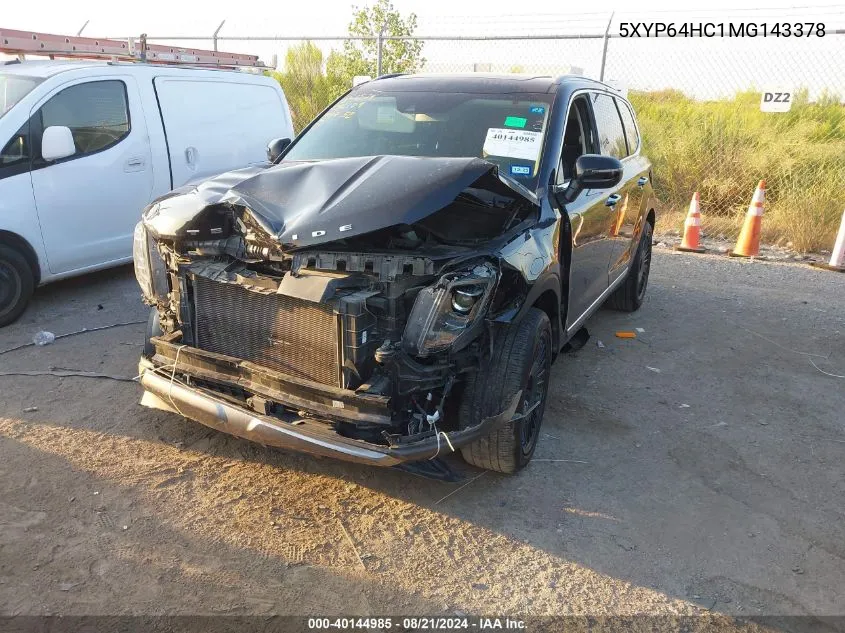 5XYP64HC1MG143378 2021 Kia Telluride S