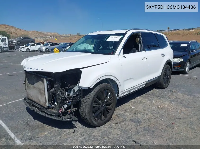 2021 Kia Telluride Sx VIN: 5XYP5DHC6MG134436 Lot: 40262922