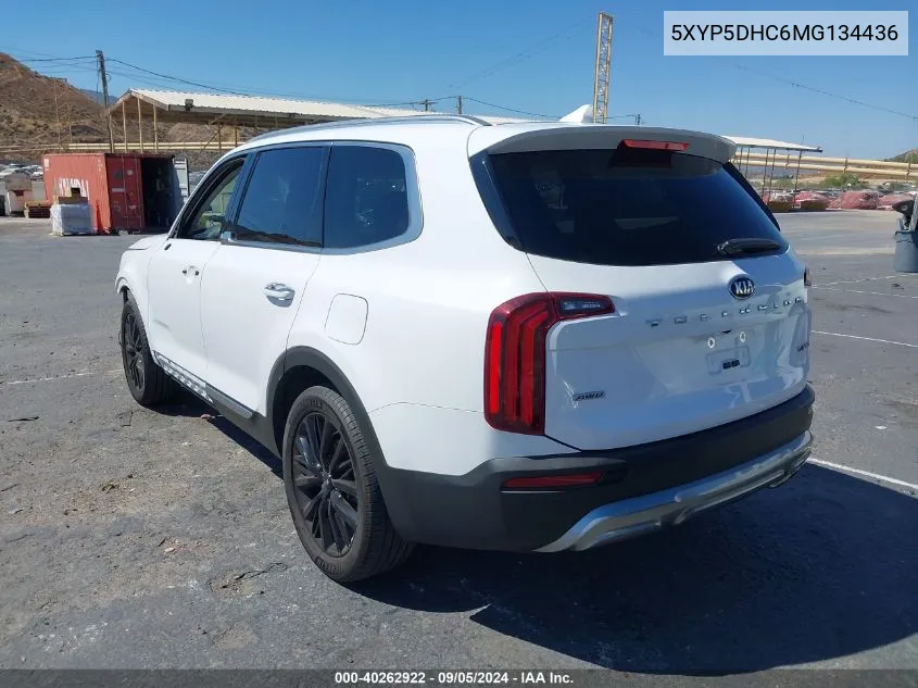 5XYP5DHC6MG134436 2021 Kia Telluride Sx