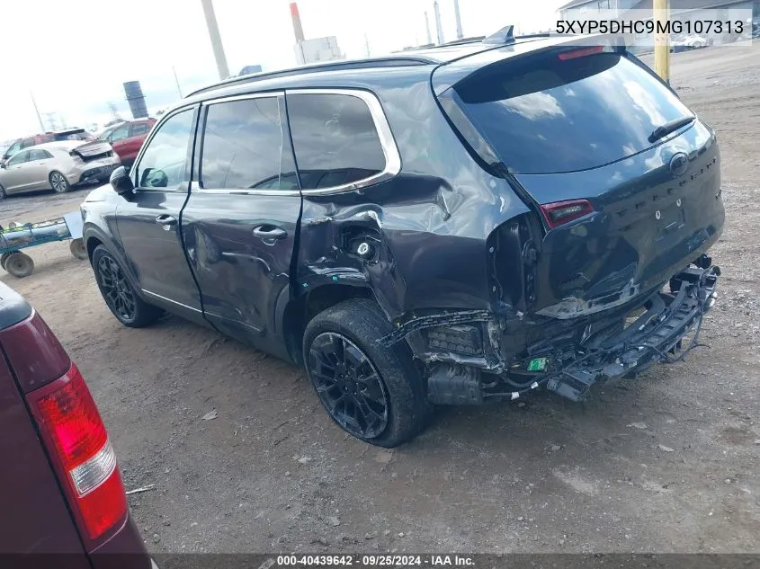 2021 Kia Telluride Sx VIN: 5XYP5DHC9MG107313 Lot: 40439642