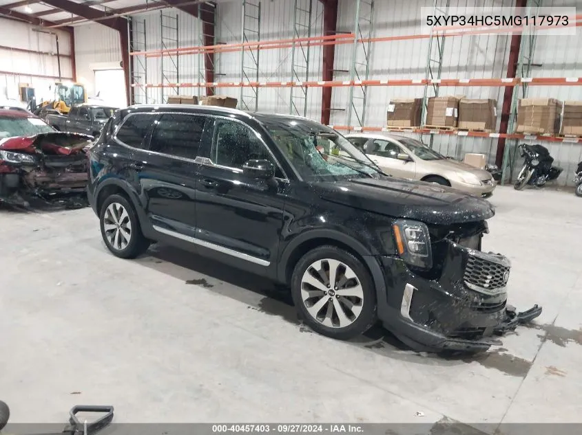 2021 Kia Telluride Ex VIN: 5XYP34HC5MG117973 Lot: 40457403