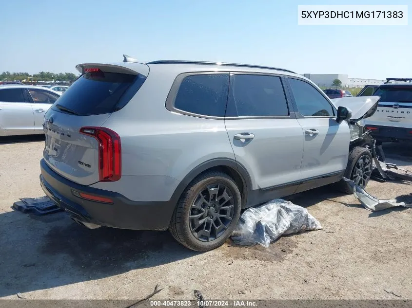 2021 Kia Telluride Ex VIN: 5XYP3DHC1MG171383 Lot: 40473823