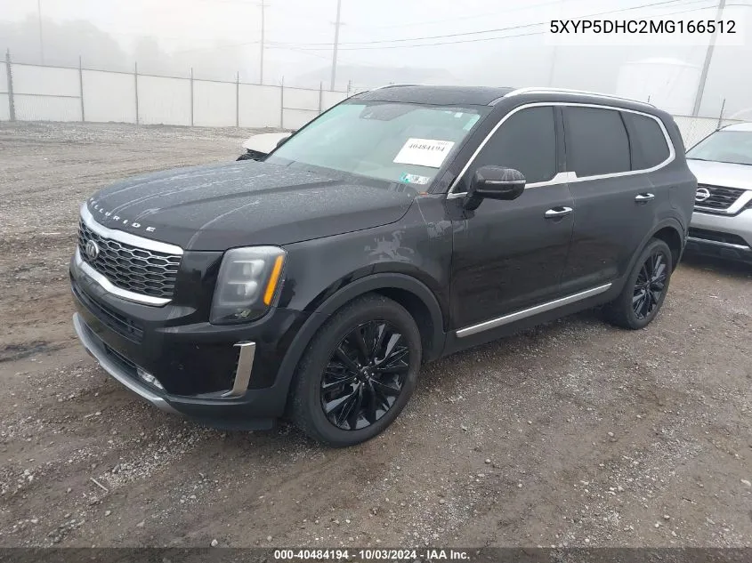 2021 Kia Telluride Sx VIN: 5XYP5DHC2MG166512 Lot: 40484194