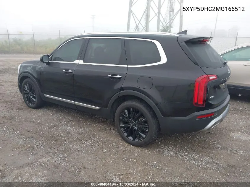 2021 Kia Telluride Sx VIN: 5XYP5DHC2MG166512 Lot: 40484194