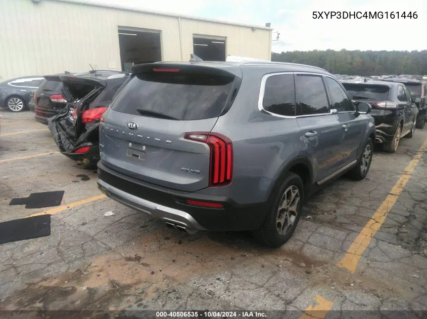 2021 Kia Telluride Ex VIN: 5XYP3DHC4MG161446 Lot: 40506535