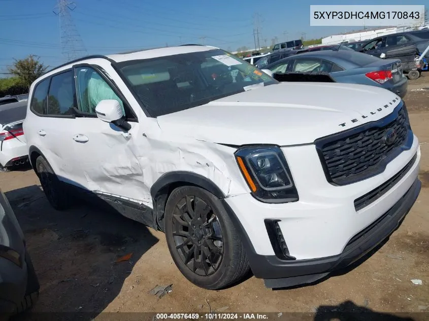 2021 Kia Telluride Ex VIN: 5XYP3DHC4MG170843 Lot: 40576459