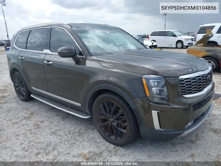 2021 Kia Telluride Sx VIN: 5XYP5DHCXMG104856 Lot: 40599189