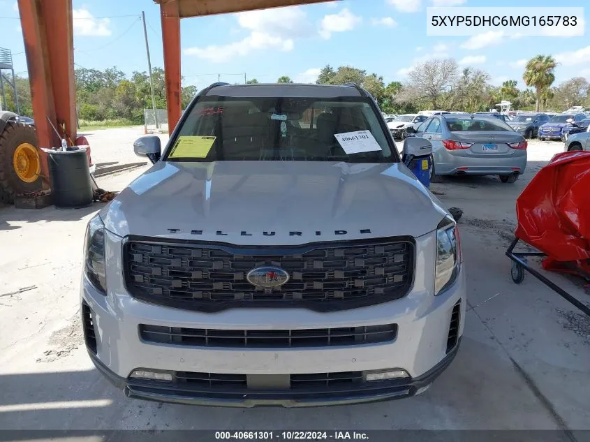 2021 Kia Telluride Sx VIN: 5XYP5DHC6MG165783 Lot: 40661301