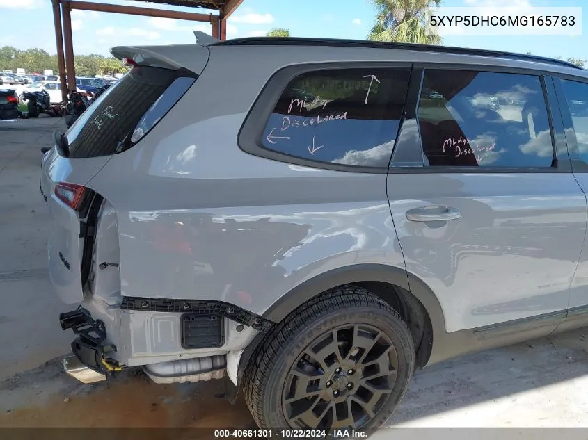 2021 Kia Telluride Sx VIN: 5XYP5DHC6MG165783 Lot: 40661301