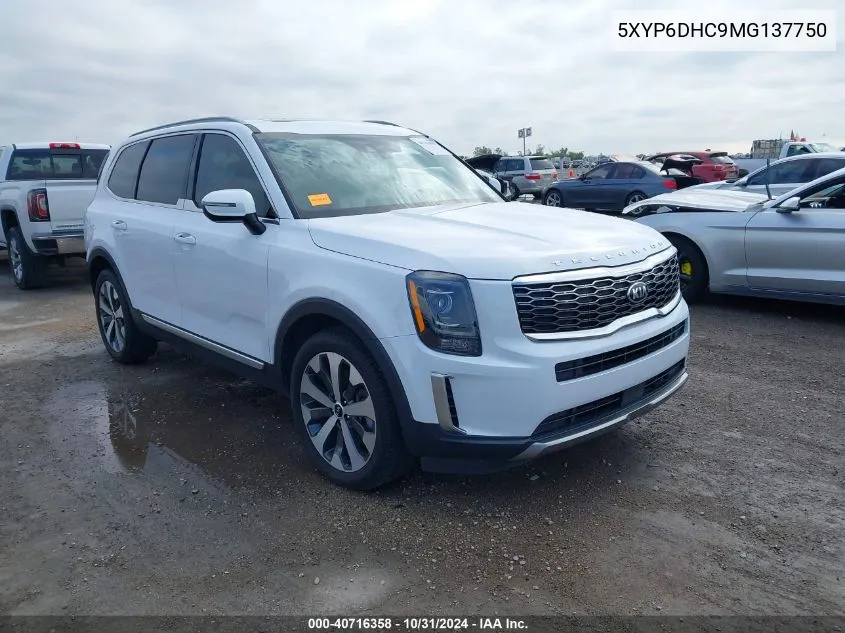 2021 Kia Telluride S VIN: 5XYP6DHC9MG137750 Lot: 40716358