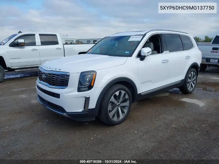 2021 Kia Telluride S VIN: 5XYP6DHC9MG137750 Lot: 40716358