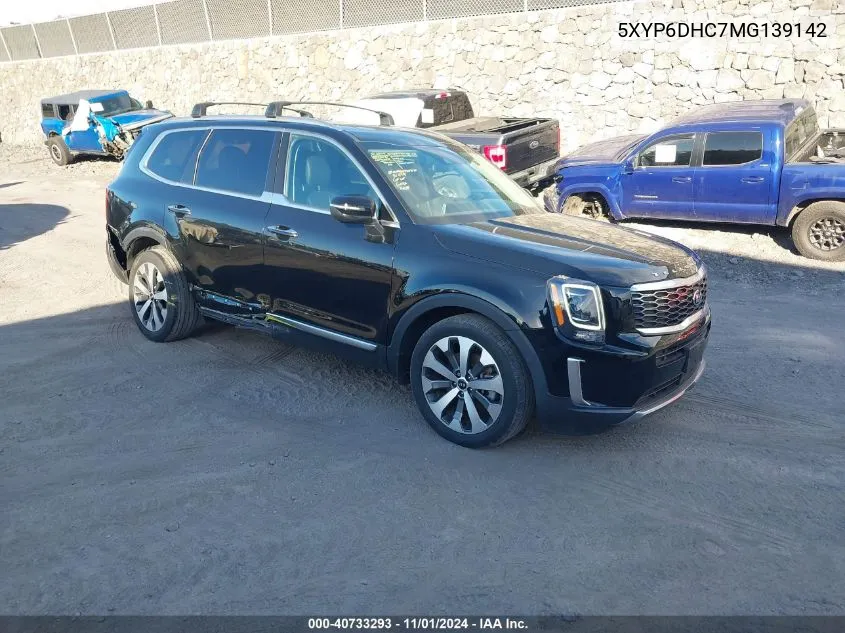 2021 Kia Telluride S VIN: 5XYP6DHC7MG139142 Lot: 40733293