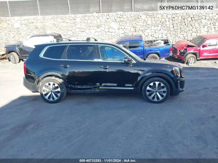 2021 Kia Telluride S VIN: 5XYP6DHC7MG139142 Lot: 40733293