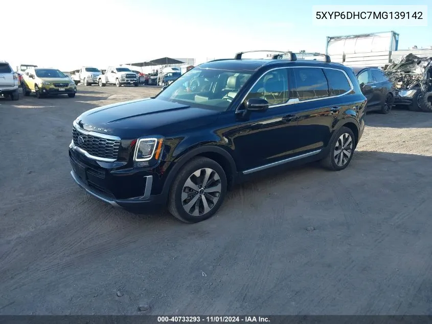 2021 Kia Telluride S VIN: 5XYP6DHC7MG139142 Lot: 40733293