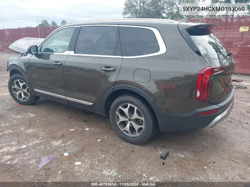 5XYP34HCXMG193060 2021 Kia Telluride Ex