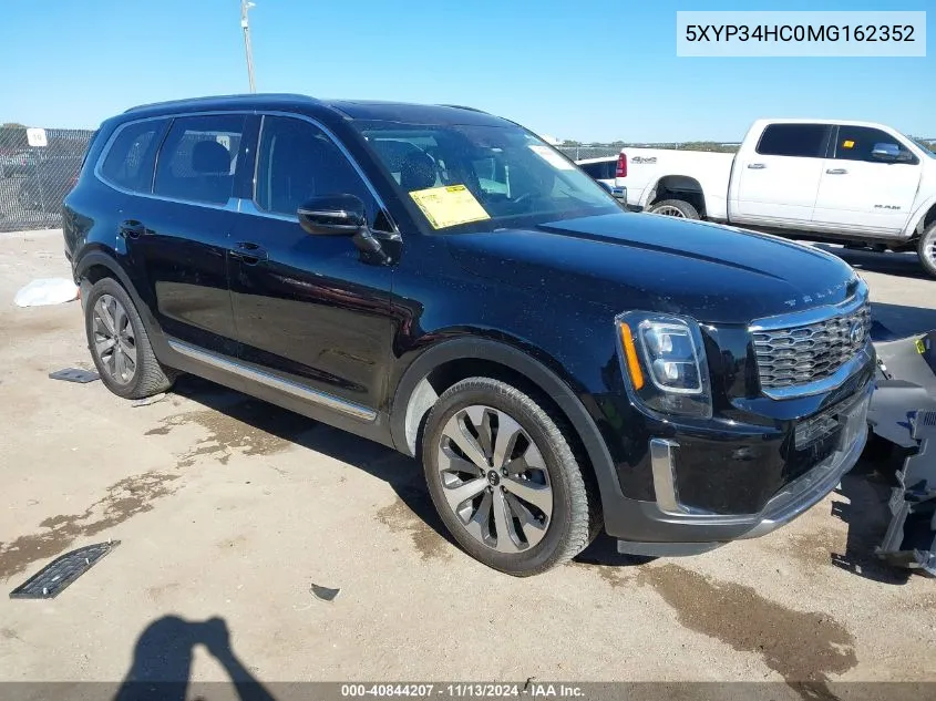 2021 Kia Telluride Ex VIN: 5XYP34HC0MG162352 Lot: 40844207